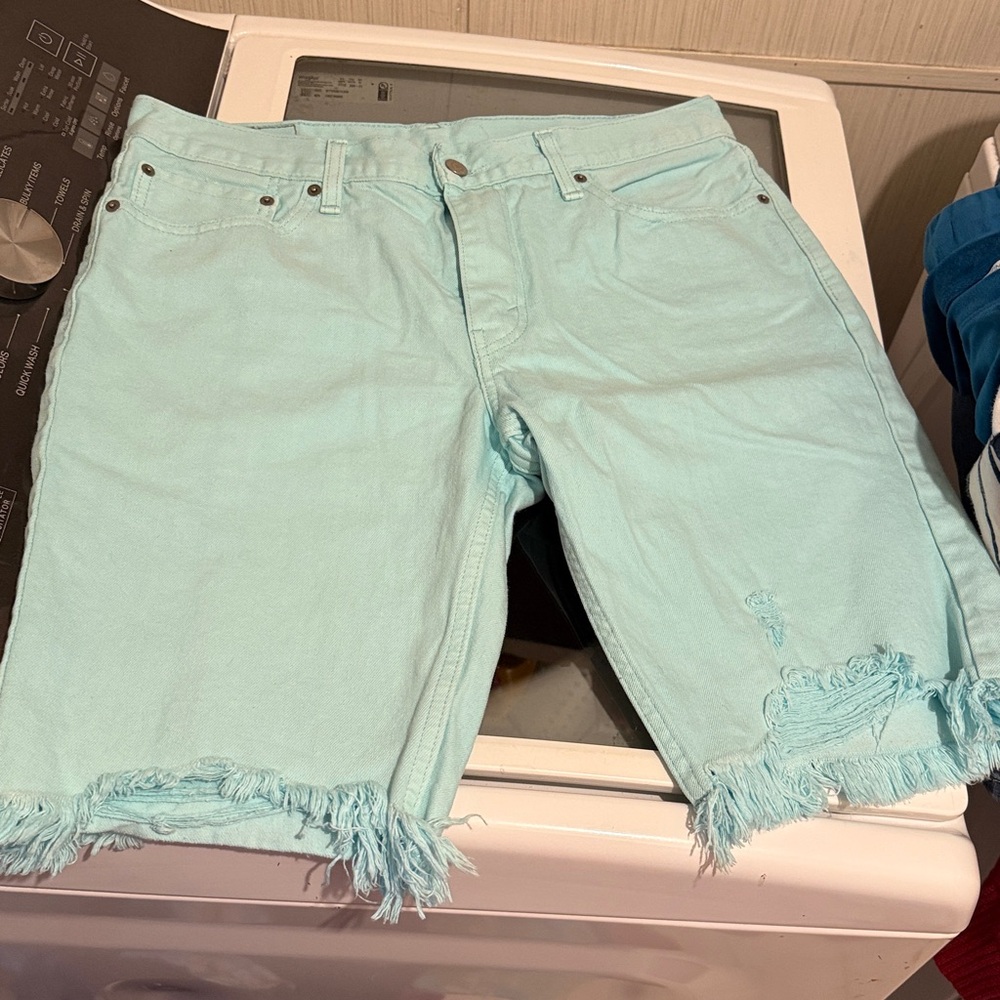 Levi's Light Blue 511 Denim Shorts